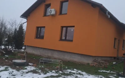 Zateplení fasády, tepelné čerpadlo a výměna oken