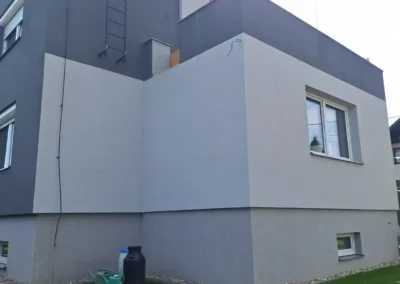 Zateplení fasády, soklu a úprava schodiště Ostrava-Lhotka